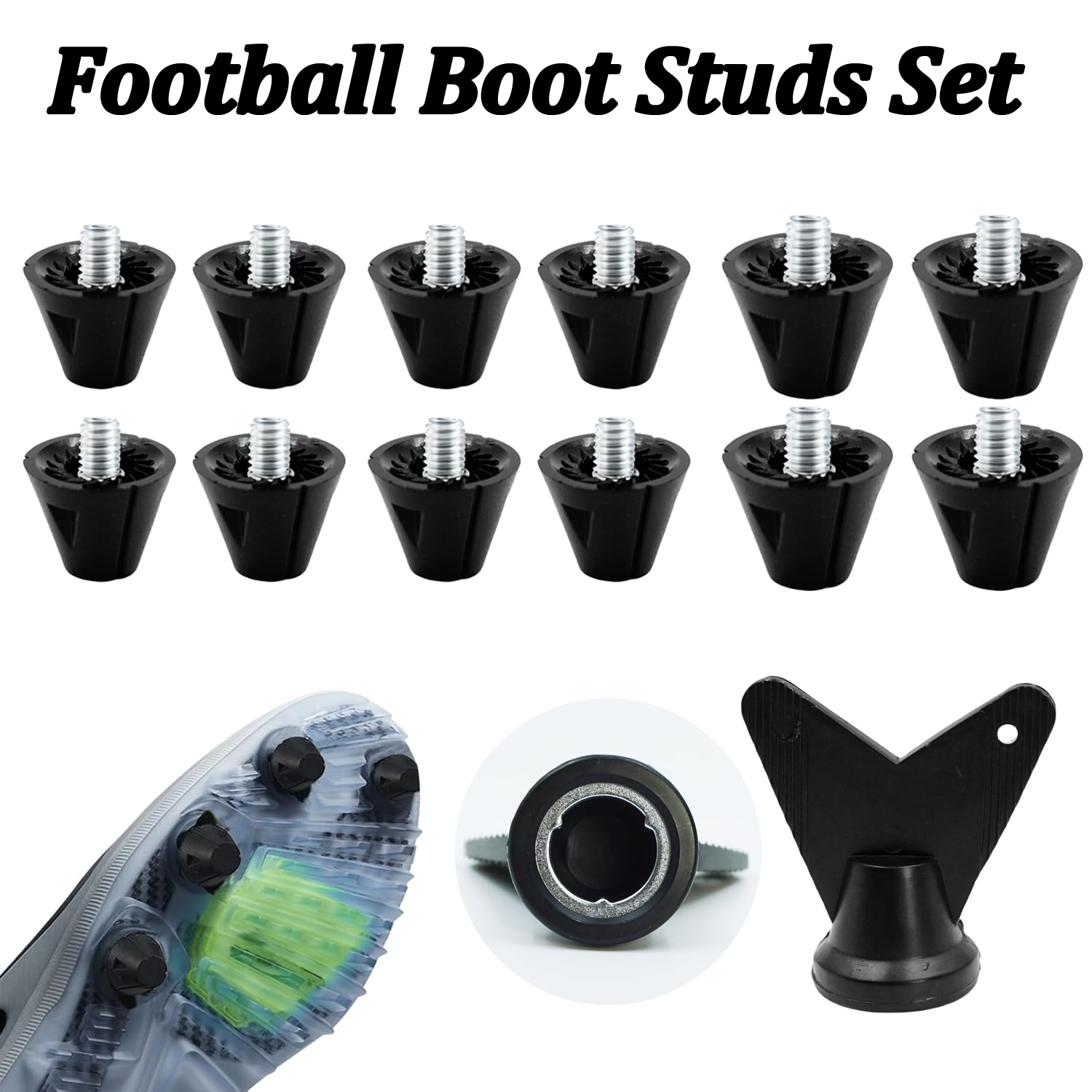 4/12PCS Football Boot Studs Re - Sneaker Care Set 리뷰 및 가격