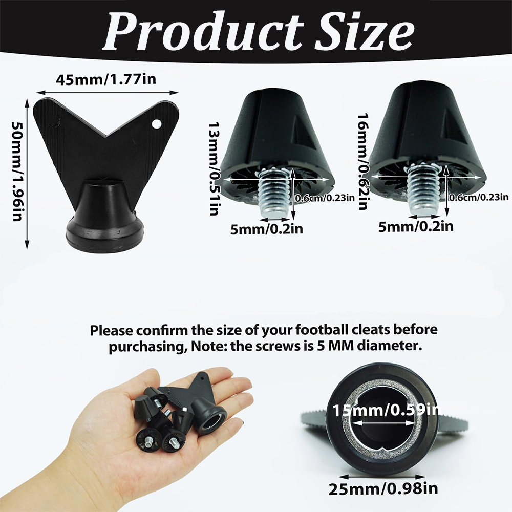 4/12PCS Football Boot Studs Re - Sneaker Care Set 리뷰 및 가격