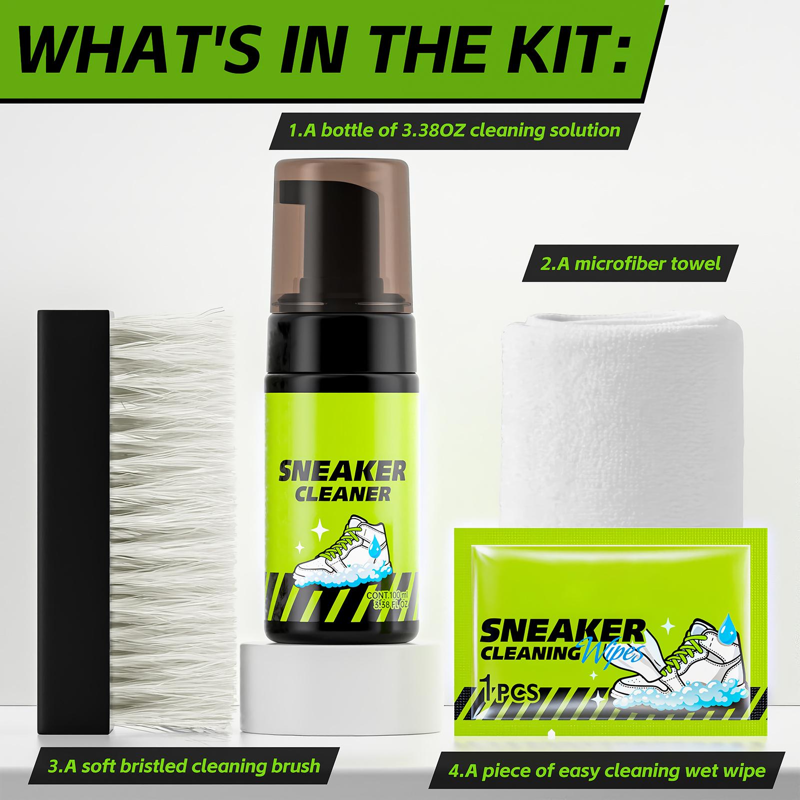 Sneaker Cleaner 4 Pieces 100ml - Sneaker Care For Canvas Fabrics 리뷰 및 가격