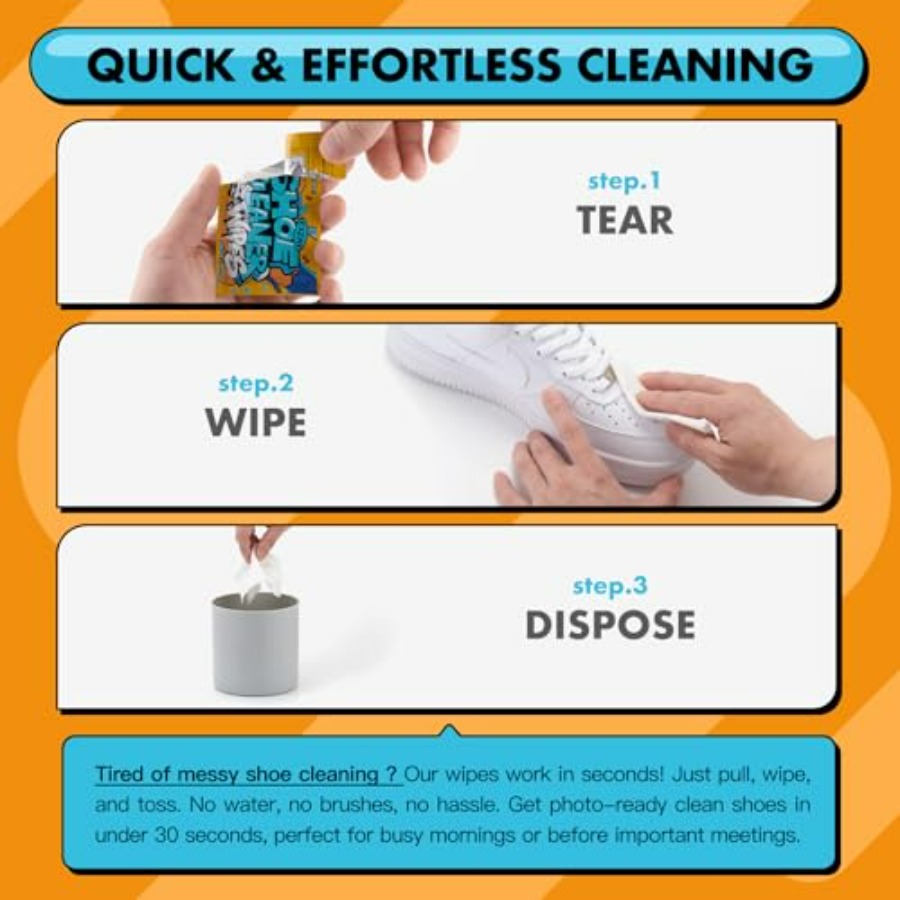 Shoe Cleaner Wipes, Shoe Clean - Sneakers Care 리뷰 및 가격
