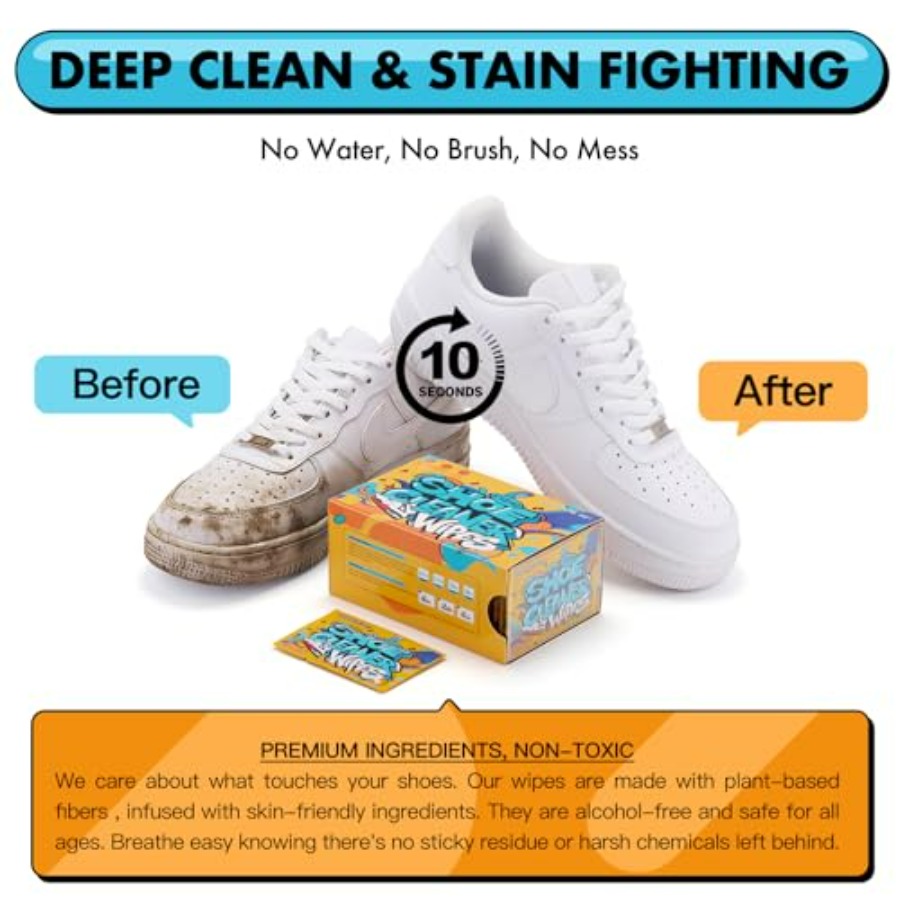 Shoe Cleaner Wipes, Shoe Clean - Sneakers Care 리뷰 및 가격
