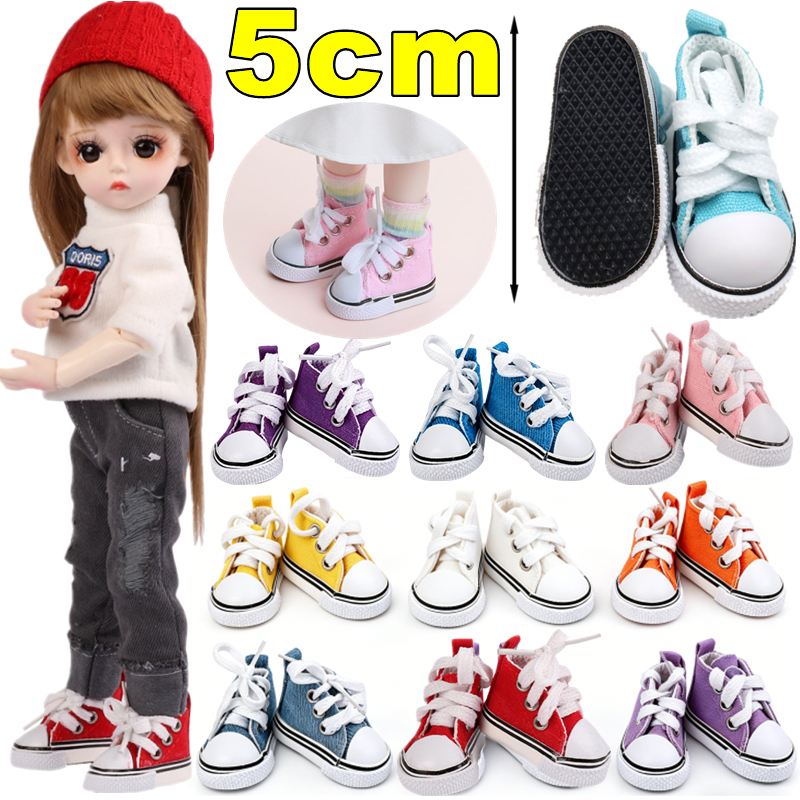 5cm Canvas Doll Shoes Sneakers - Sneaker Care Accessories 리뷰 및 가격