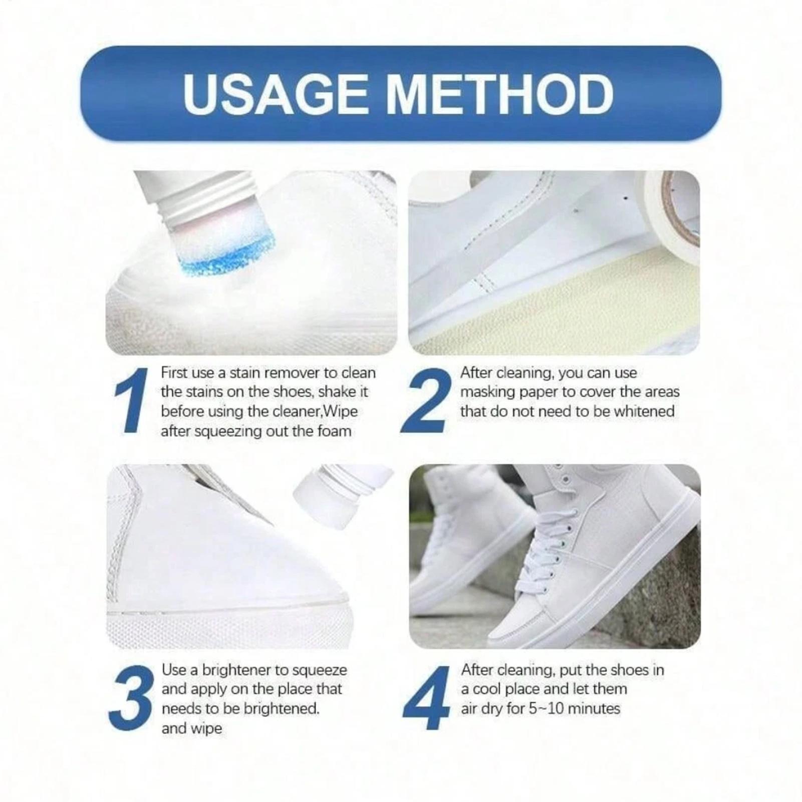 No-Wash Foam Shoes Cleaner 100 - Sneaker Care Foam 리뷰 및 가격