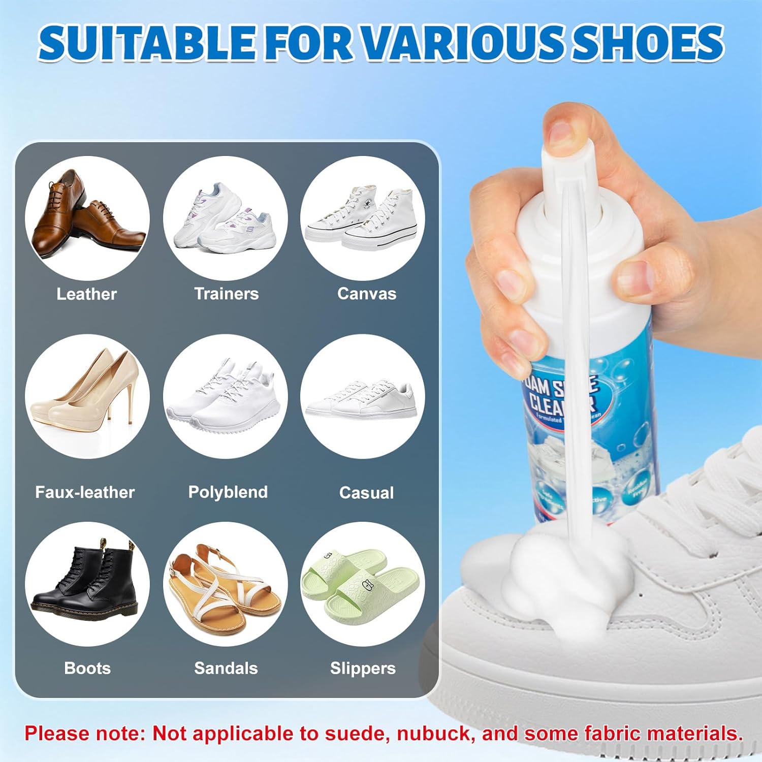 Shoe Cleaner Foam for Removing - Sneaker Care Accessories 리뷰 및 가격
