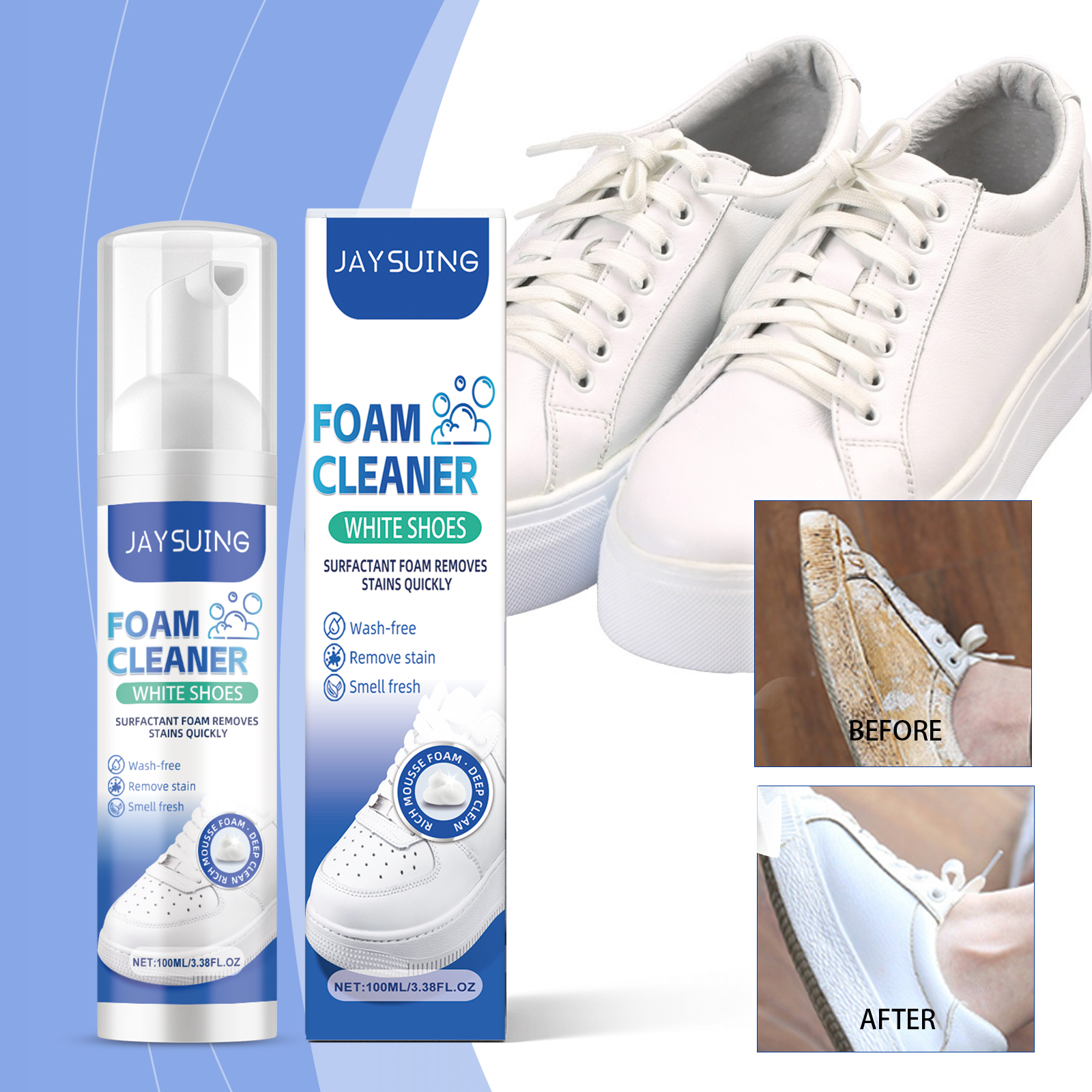 White Shoes Foam Cleaner No Ri - Sneaker Care Foam 리뷰 및 가격