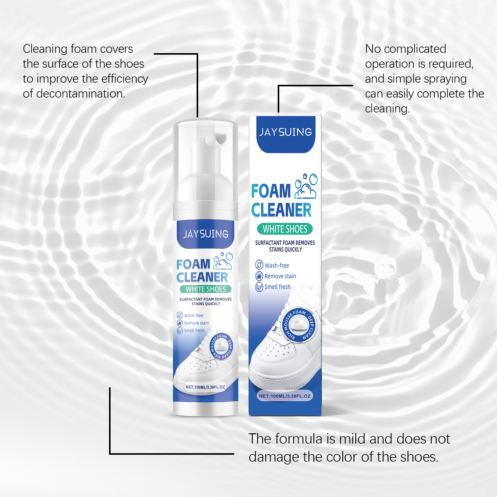 White Shoes Foam Cleaner No Ri - Sneaker Care Foam 리뷰 및 가격